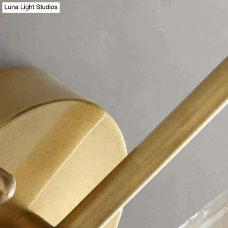 New Room Stairs Full Of Copper Wall Lamps