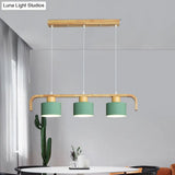 Nordic 3/4 Head Metal Island Chandelier For Dining Room & Kitchen