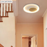 Nordic Acrylic Led Ceiling Flush Light In Black/White Wood - 12/16/19.5 Inch Wide