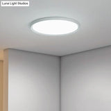 Nordic Acrylic Led Ceiling Light: Stylish White Flush Mount For Bedroom