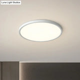 Nordic Acrylic Led Ceiling Light: Stylish White Flush Mount For Bedroom