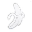 Nordic Banana Wall Night Lamp: Acrylic Led Nightstand Light For Childrens Bedroom White
