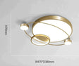 Nordic Bedroom Room Lamp Planet Ceiling 47*38Cm White Light