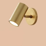 Nordic Bedside Creative Copper Wall Lamp Simple Style Reading Living Room Decoration
