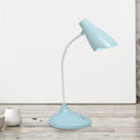 Nordic Bell-Shaped Led Desk Lamp: Touch-Sensitive With Usb Charging Port Blue/Green/Pink/White Blue