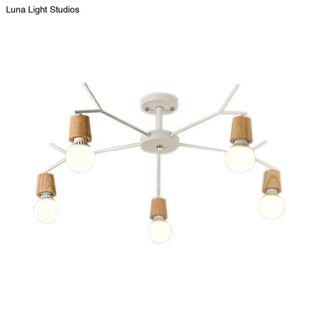Nordic Branch Chandelier - Stylish Metal Pendant Light For Living Room