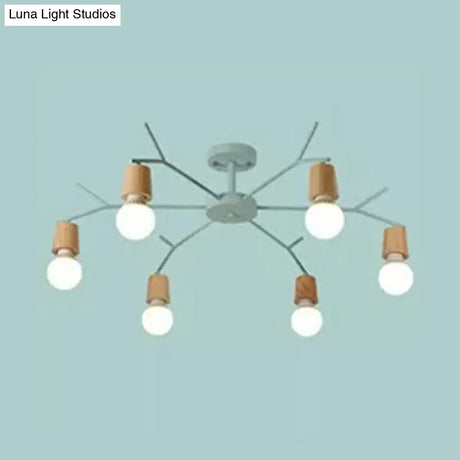 Nordic Branch Chandelier - Stylish Metal Pendant Light For Living Room