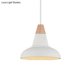 Nordic Cement 1-Head Pendant Light With Carved Interior – Barn Kitchen Bar Grey/White/Beige