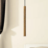 Nordic Cement Tube Pendant Light - 1 Yellow/Blue/Green 12’/21.5’H Yellow / 21.5’