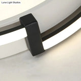 Nordic Circle Led Flush Mount Ceiling Light With Acrylic Diffuser