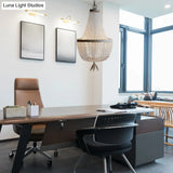 Nordic Crystal White Gourd Empire Chandelier - Stylish 3-Bulb Hanging Ceiling Light For Living Room