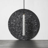 Nordic Cylindrical Pendulum Light Hanging Pendant In White/Black White / 10’ Lighting