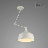 Nordic Diy Personality Pendant Lights Folding Iron Lamp Hanging Bedroom Study Bar Restaurant