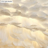 Nordic Feather Sconce Light - Romantic Wall Lamp For Bedroom