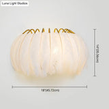 Nordic Feather Wall Sconce For Bedroom Ambient Lighting