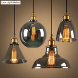 Nordic Industrial Mirrored Glass Pendant Ceiling Light With 1 Hanging