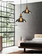 Nordic Industrial Mirrored Glass Pendant Ceiling Light With 1 Hanging