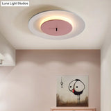 Nordic Led Acrylic Flush Mount Ceiling Light - Stylish Close-To-Ceiling Lighting Fixture