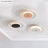 Nordic Led Acrylic Flush Mount Ceiling Light - Stylish Close-To-Ceiling Lighting Fixture