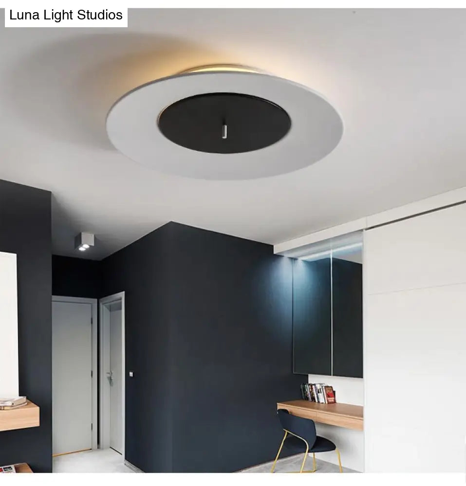 Nordic Led Acrylic Flush Mount Ceiling Light - Stylish Close-To-Ceiling Lighting Fixture