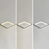 Nordic Led Ceiling Light: Dark Grey Ultra-Thin Flush Mount With Acrylic Shade Gray / 14.5 Third Gear
