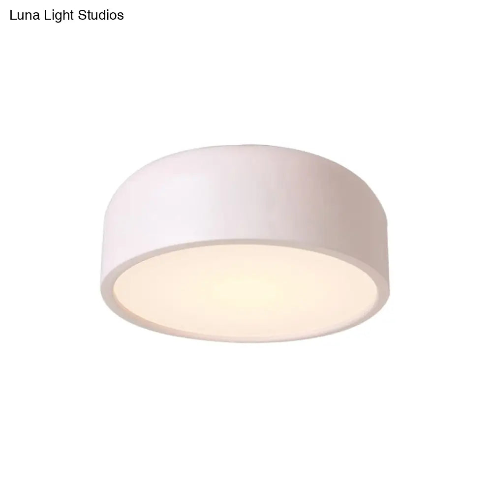Nordic Led Ceiling Light For Kid’s Bedroom With Acrylic Dome Shade