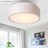 Nordic Led Ceiling Light For Kid’s Bedroom With Acrylic Dome Shade