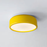 Nordic Led Ceiling Light For Kid’s Bedroom With Acrylic Dome Shade Yellow / 14’