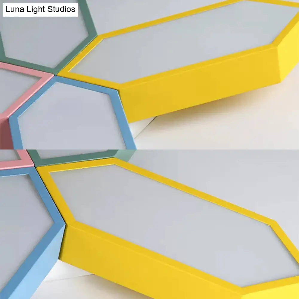 Nordic Led Cross Ceiling Lamp For Study Room And Kindergarten