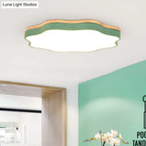 Nordic Led Flower Ceiling Light For Baby Bedroom