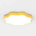 Nordic Led Flower Ceiling Light For Baby Bedroom Yellow / 18