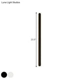 Nordic Led Flush Wall Sconce In Warm/White Light - Elongated Bar Design 16/23.5/31.5 W Acrylic
