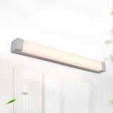 Nordic Led Vanity Light: Acrylic Bathroom Wall Sconce Flush Mount White