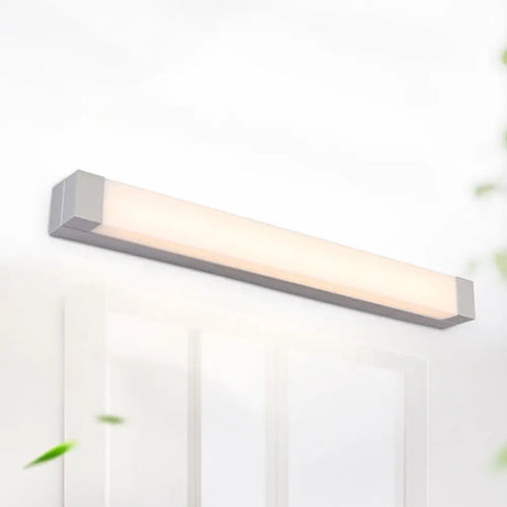 Nordic Led Vanity Light: Acrylic Bathroom Wall Sconce Flush Mount White
