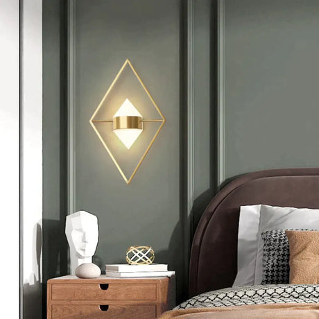 Nordic Living Room Background Copper Wall Lamp Copper Wall Lamps