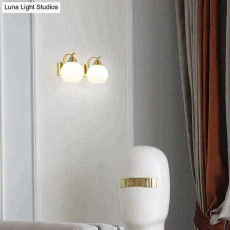 Nordic Living Room Background Wall Bedroom Copper Wall Lamp Copper Wall Lamps