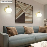 Nordic Living Room Background Wall Bedroom Copper Wall Lamp Copper Wall Lamps