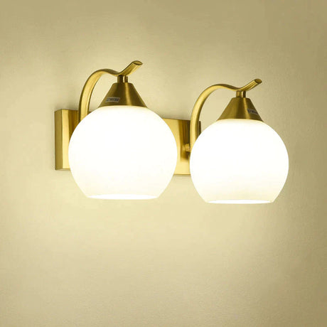 Nordic Living Room Background Wall Bedroom Copper Lamp Lamps