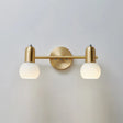 Nordic Luxury Metal Vanity Mirror Lights - Down Lighting Bath With Glass Shade 2 / Brass