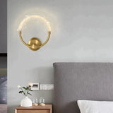 Nordic Luxury Wall Lamp Crystal Copper Lamps