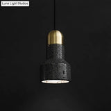 Nordic Marble Pendant Light Fixture with Flashlight Inspired Design