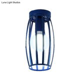Nordic Metal Ceiling Mount Lamp | Oval Flush Light 1 Corridor Lighting -