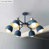 Nordic Metal Chandelier With 6 Rotatable Heads For Nursing Room