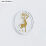 Nordic Metallic Black/White-Gold Led Circle Wall Sconce Light: Warm/White Glow For Bedroom