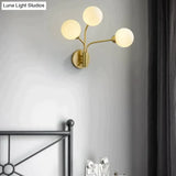 Nordic Minimalist Bedroom Bedside Light Corridor Aisle Full Copper Wall Lamp Copper Wall Lamps