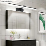 Nordic Minimalist Rectangular Metal Single Vanity Wall Light Fixture