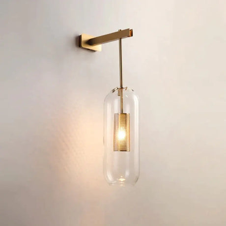 Nordic Modern Decor Glass Lampshade for Bedroom Study Room Stairs Art Wall Lamp Wall Lamp