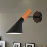 Nordic Monochrome Wall Light: Single Bulb Metallic Sconce For Showrooms And Galleries Black
