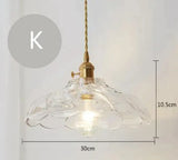 Nordic Post-Modern Creative Glass Single-Head E27 Pendant Light For Dining Room Living Bedroom