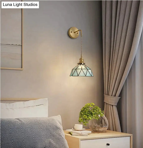 Nordic Retro Glass Copper Wall Lamp Copper Wall Lamps